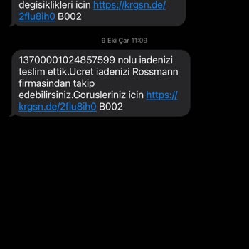 Kargo Sorunu Ve Yetersiz Müşteri Hizmetleri