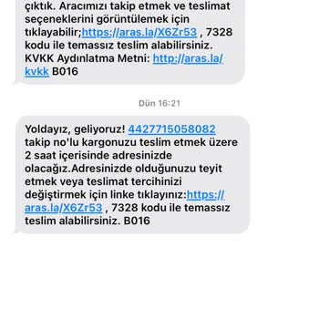 Aras Kargo Bitlis Şubesi Teslimat Sorunu
