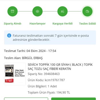 Yanlış Ürün Gönderimi Ve Alerjik Reaksiyon Şikayeti