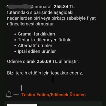 Yanlış Ürün Gönderimi Ve İletişim Sorunu