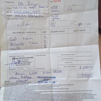 Televizyon Tamiri Sonrası Çerçevede Bombe Sorunu