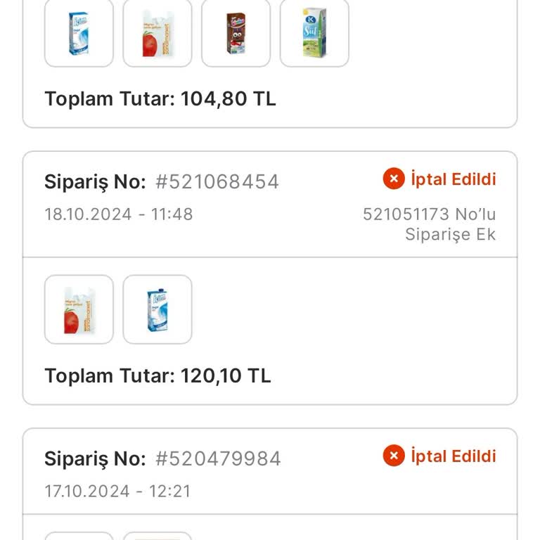 İleri Tarihli Siparişim Neden İptal Edildi?