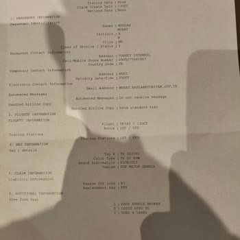 THY Valiz Hasarı Ve İletişimsizlik Sorunu