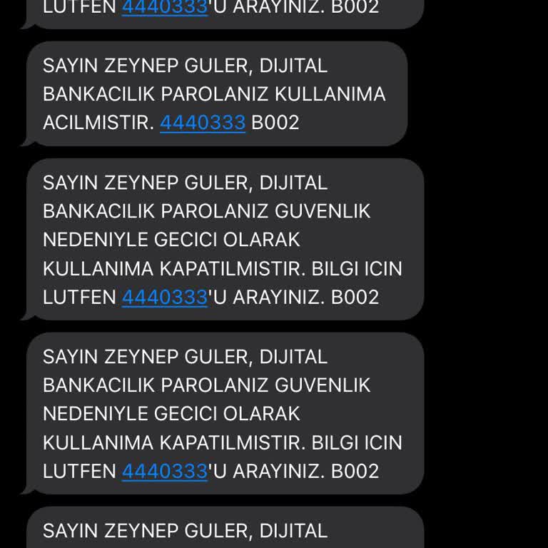 Garanti BBVA Mobil Uygulama Ve Şifre Sorunları