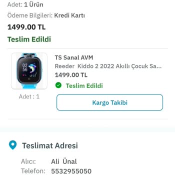 Reeder Kido 2 Saat İçin Fatura Sorunu