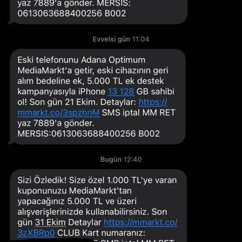 Media Markt Yanıltıcı Kampanya Mesajı Ve Yetersiz Müşteri Hizmetleri!