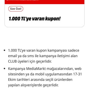 Media Markt Yanıltıcı Kampanya Mesajı Ve Yetersiz Müşteri Hizmetleri!