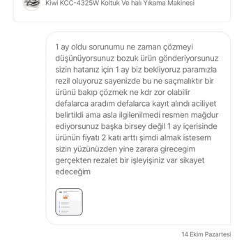 Kiwi Marka Halı Yıkama Makinesi: Çözüm Bekleyen Sorunlar