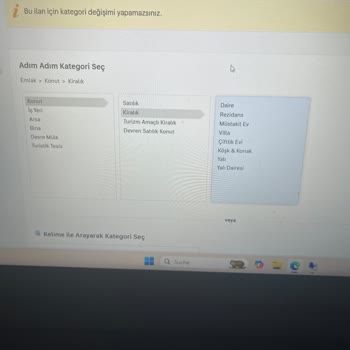 Yanlış Kategori Nedeniyle Yayından Kaldırılan Emlak İlanı Ve Müşteri Hizmetleri Sorunu