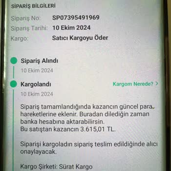 Kayıp Kargo: Ürün Teslim Edilmedi