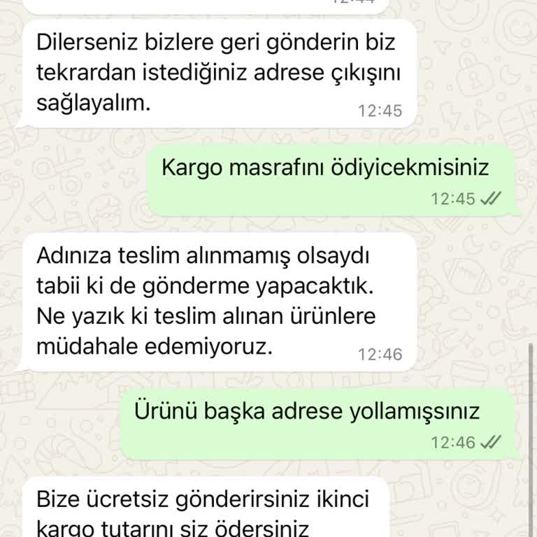 Sürekli Sorun Ve İade Çilesi