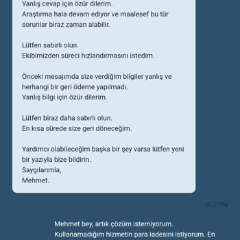 Gameloft Müşteri Hizmetleri Hayal Kırıklığı