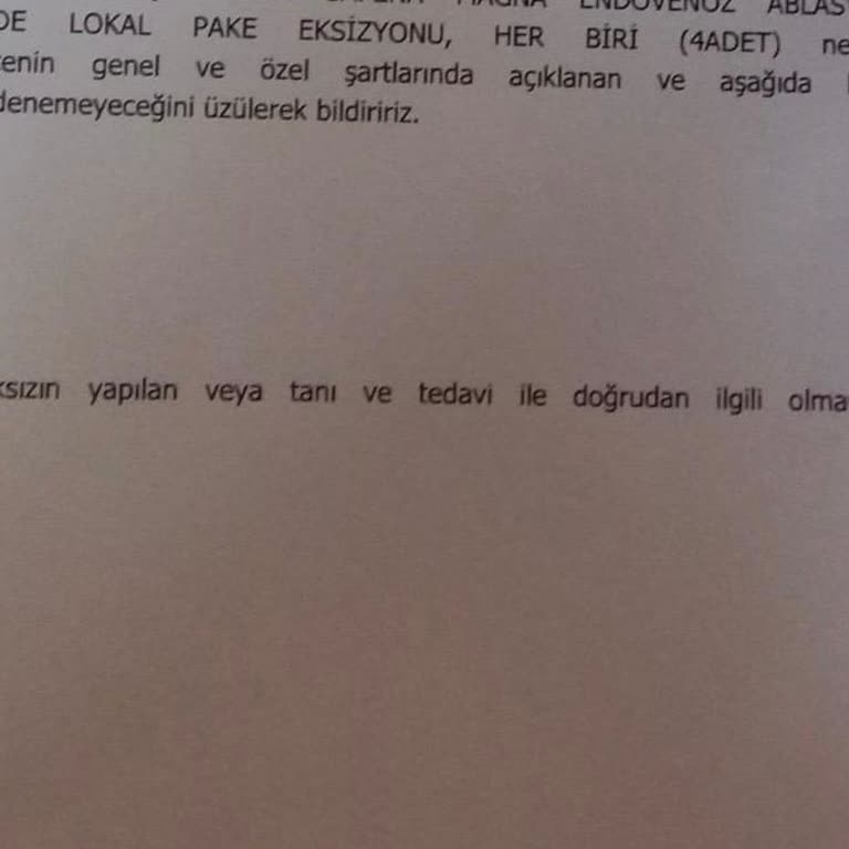 Sigorta Mağduriyeti: Varis Ameliyatı Provizyon Reddi