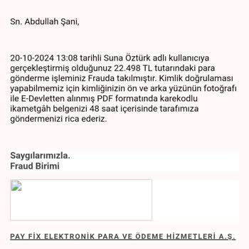 Hesabımdan Çekilen Paranın İadesi Yapılmıyor!