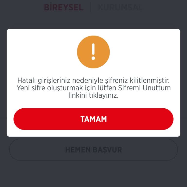 Dijital Şifre Blokesi Ve Yetersiz Destek