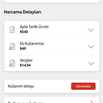 Vodafone Tarifemde Beklenmedik Ücret Artışı Ve Yetersiz Müşteri Hizmetleri