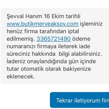İade Sürecinde Yaşanan Aksaklık Ve Müşteri Hizmetleri Sorunu