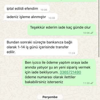 İade Sürecinde Yaşanan Aksaklık Ve Müşteri Hizmetleri Sorunu