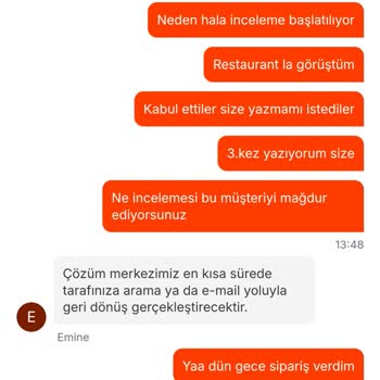 Eksik Sipariş Ve İletişim Sorunları