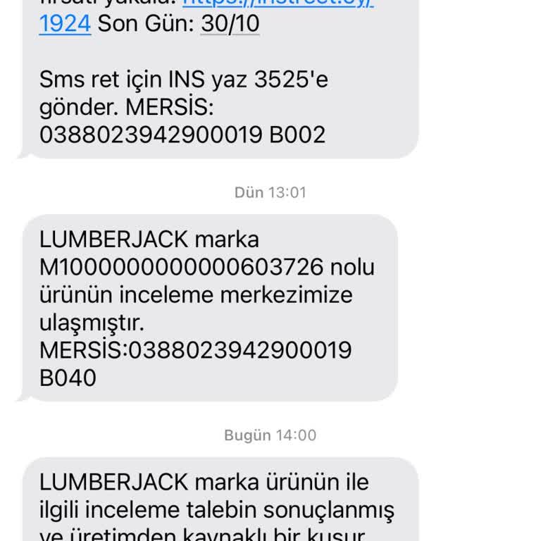 Garanti Sürecinde Hayal Kırıklığı: Lumberjack Ürün Sorunu