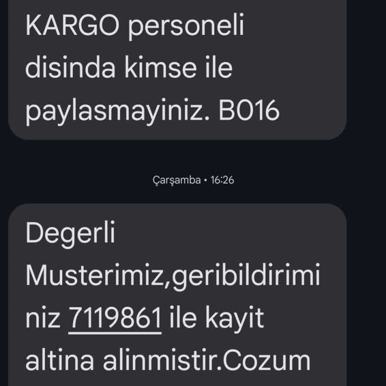Kargo Teslimatında Belde Engeli