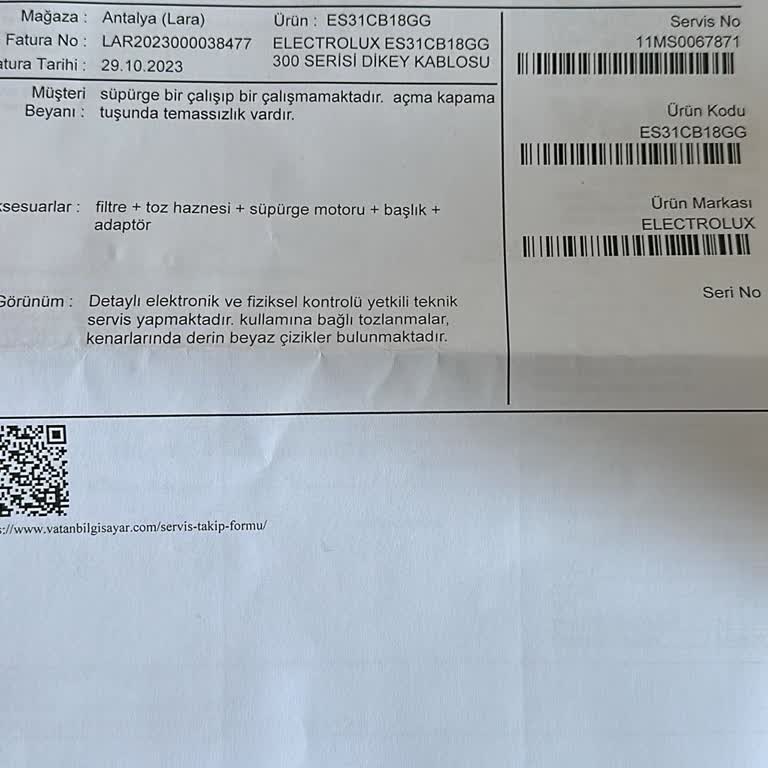 Teknik Servis Sürecinde Mağduriyet