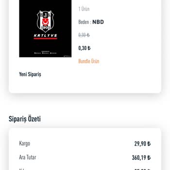 Kartal Yuvası'ndan Sipariş Verdim, Kargom Nerede?