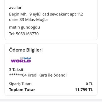 İade Edilmeyen Para Ve Müşteri Hizmetleri Sorunu