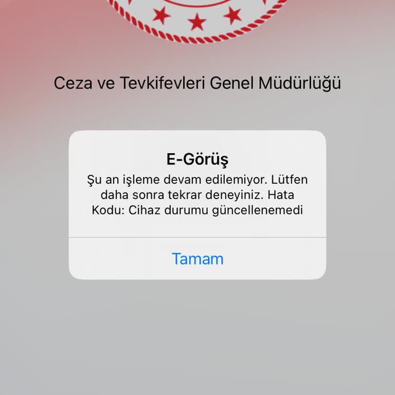 Adalet Bakanlığı Cihaz Durumu Güncellenemiyor: Kullanıcı Deneyimi Sorunu