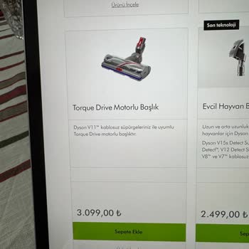 Dyson V15 Süpürge Yanlış Başlık Ve Gürültü Sorunu