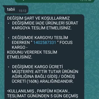 Yanlış Beden Ve İade Sürecinde Zorluk