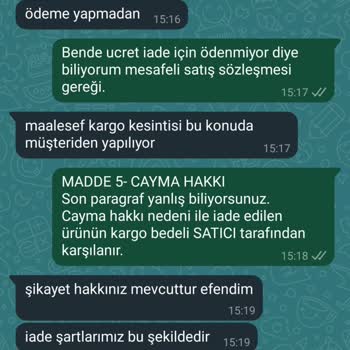 Yanlış Beden Ve İade Sürecinde Zorluk