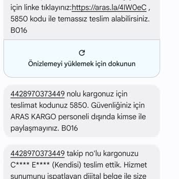 Kayıp Kargo Ve İletişim Sorunları
