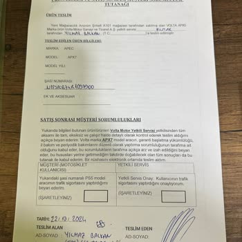 Volta APEC APX 7 Teslimatında Sorun Ve Güvenlik Endişesi