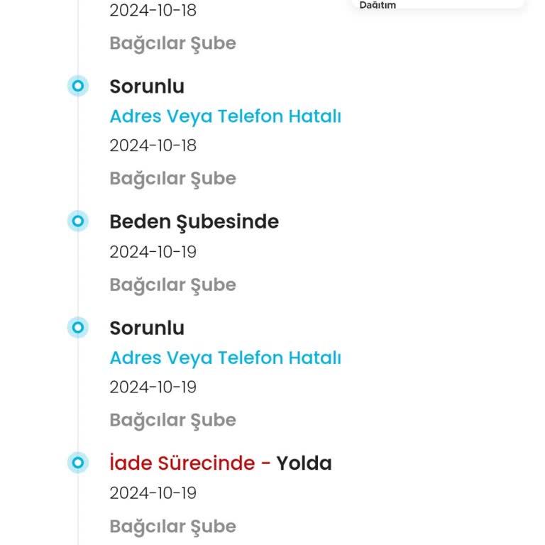 Kargo Teslimatında Sürekli Adres Hatası