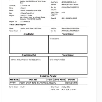 Yanlış Renkli Ürün Değişimi Sorunu