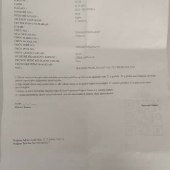 Yanlış Renkli Ürün Değişimi Sorunu