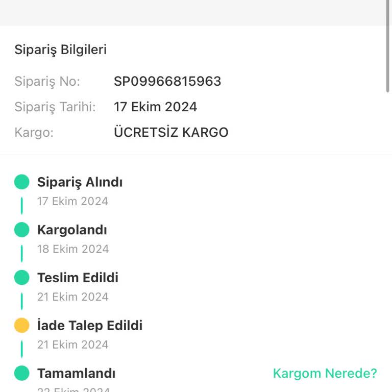 Dolap Uygulamasında İade Sorunu