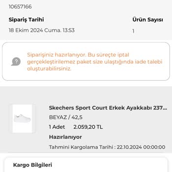 Siparişim Kargoya Verilmiyor Ve Müşteri Hizmetleri Yanıltıyor