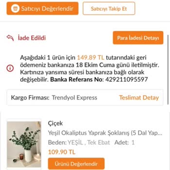Yanlış İade Ve Karışan Paketler