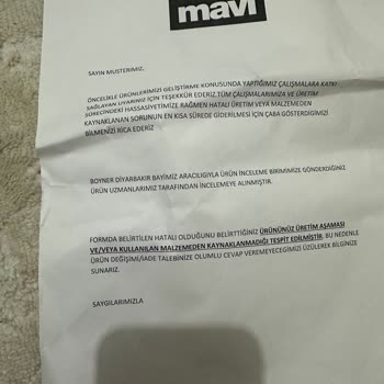 Boyner'den Aldığım Pantolon Hızla Yıprandı Ve Renk Soldu