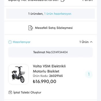 Peşin Ödenen Ürün 56 Gündür Teslim Edilmiyor