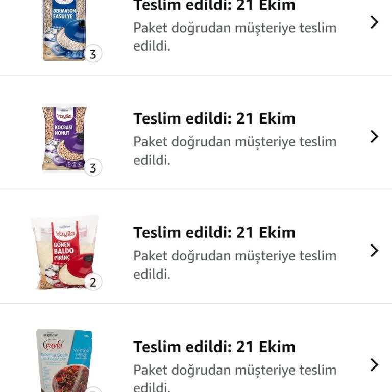 Amazon'dan Gelen Gıda Ürünleri Hasarlı Ve Dağınık Teslim Edildi