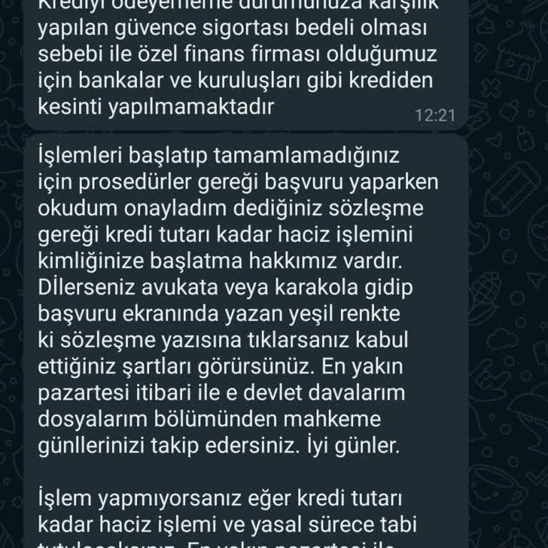 Soyak Kredi'den Ücret İstemi Ve İcra Tehdidi