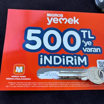 Migros Yemek Uygulamasında Yanıltıcı İndirim Kampanyası