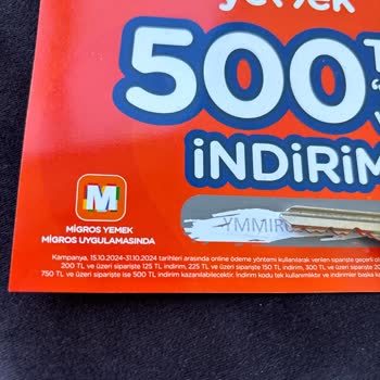 Migros Yemek Uygulamasında Yanıltıcı İndirim Kampanyası