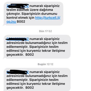 Teslimat Sorunları Ve İletişim Eksiklikleri