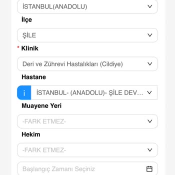 Şile Devlet Hastanesi'nde Randevu Alamama Sorunu