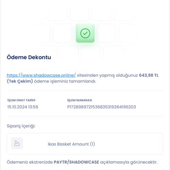 Shadow Case: Siparişlerim Nerede?