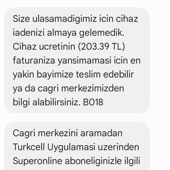 Turkcell Superonline Bayisi İletişim Sorunu Ve Yanıltıcı Mesajlar